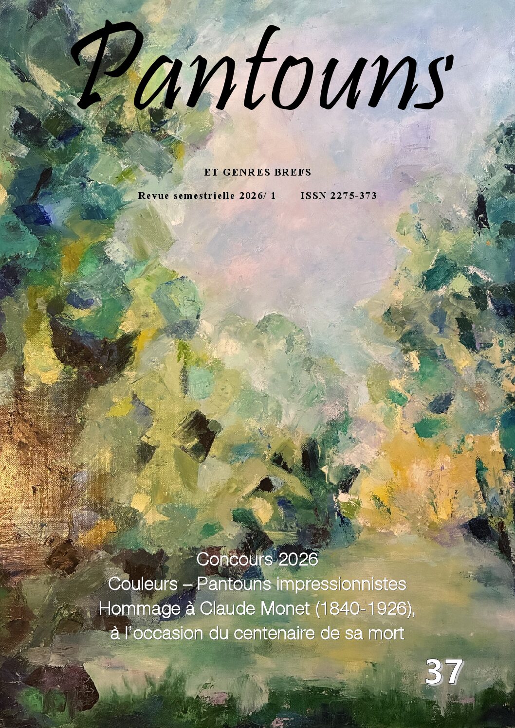 Revue Pantouns : Numéro 37